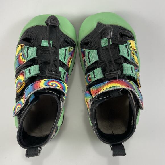 Keen Newport H2 Active Sandals Toddler Size 9 Closed Toe Fisherman Tie Dye - Picture 6 of 9